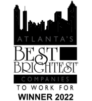 Atlanta's best company to work for 2022 award logo.
